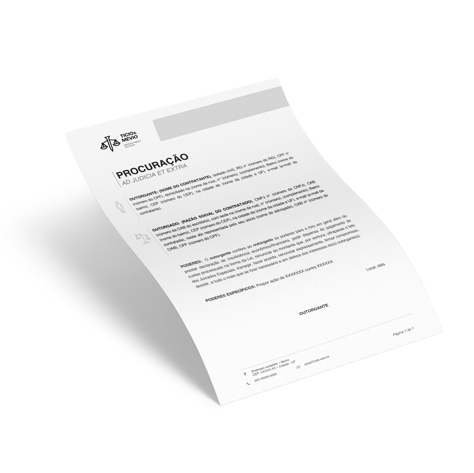 Kit Amicus Gray – Modelos Visual Law